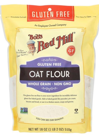 اشتري Oat Flour Whole Grain Gluten Free 18 oz (510 g) في الامارات