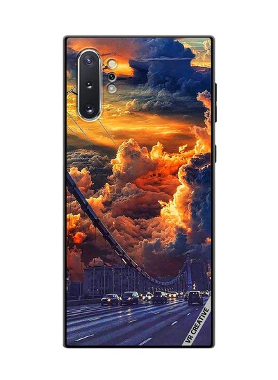 Buy Protective Case Cover For Samsung Galaxy Note10 Plus 5G Nature Scenery Design Multicolour in UAE