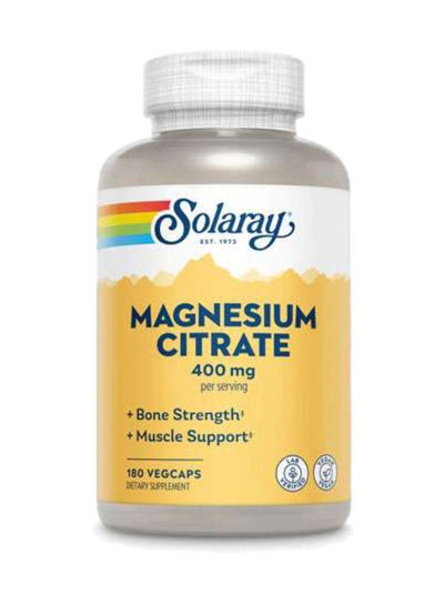اشتري Magnesium Citrate 400mg – 180 Capsules في الامارات