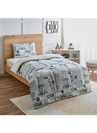 اشتري Arcade Win Win Kapas 144TC Cotton Twin Comforter Set 220 x 160 cm في الامارات