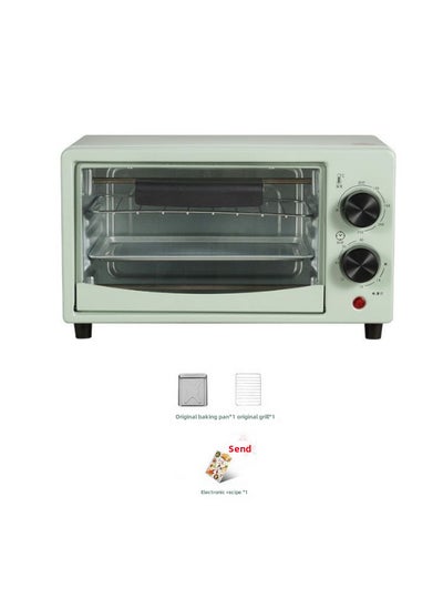 Buy Compact Dual-Layer 12L Multi-Function Electric Oven Switch light green Switch light green in UAE