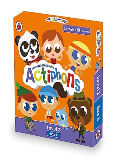 Buy Actiphons Level 2 Box 3: Books 19-28: Learn phonics and get active with Actiphons! in UAE