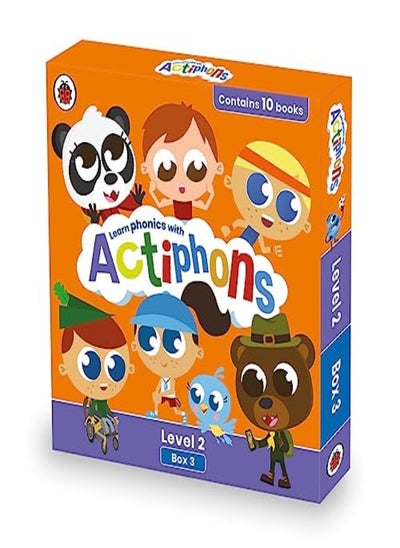 Buy Actiphons Level 2 Box 3: Books 19-28: Learn phonics and get active with Actiphons! in UAE