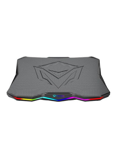 Buy Laptop Gaming Cooling Pad 9-17.3Inch XXXL Fans, 2 USB LED Illuminated Lightweight Quick Cooling Aluminum Alloy Grid with 45° Adjustable Stand in UAE