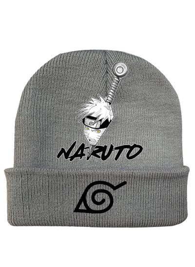 Buy Naruto Knitted Cartoon Printed Hat in Saudi Arabia