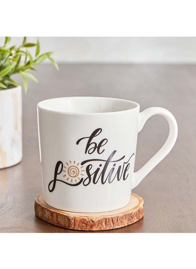 Buy Flair Be Positive Mug 390 ml in UAE