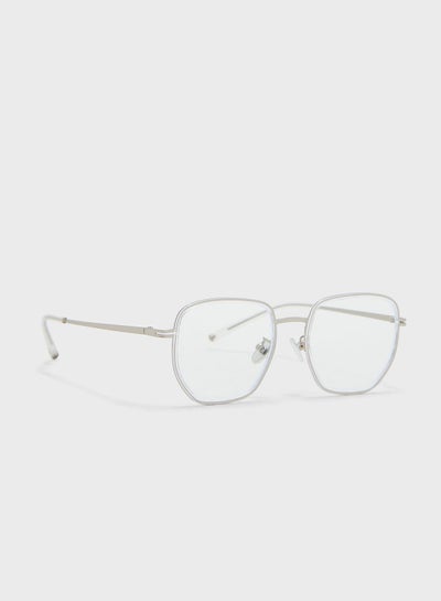 Buy Anti Blue Oval Lens Laptop Optic Glasses in UAE