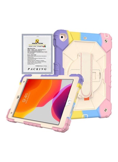 Buy Cover Case  For Case iPad 10.2 Case 2021 iPad 9th/2020 iPad 8th/2019 iPad 7th Generation Case, Rugged Heavy Duty Shockproof Rotatable Kickstand Protective Cover for 10.2" iPad 9th/8th/7th Gen in Saudi Arabia