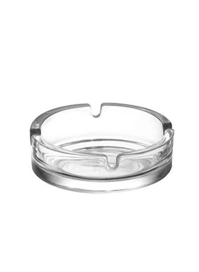 Buy 2 Pieces Keyif Ashtray Set 106Mm - Clear in UAE