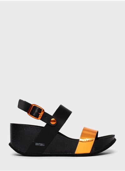 اشتري Selene Strappy Mid Heel Wedges في الامارات