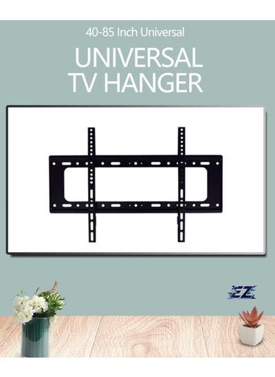 Buy TV Wall Mount for TVs Up to 85" - Holds Your TV Only 1.25" from The Wall - Big Hardware Assortment for Simple Install in UAE