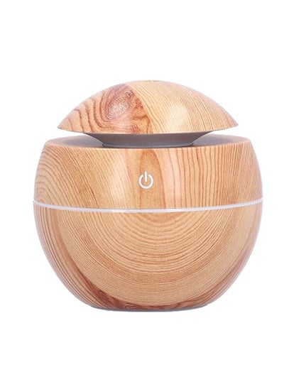 اشتري Mushroom Shaped Aromatherapy Air Humidifier 130ML Wood في مصر