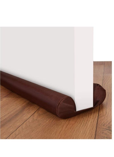 اشتري Under Door Draft Blocker Twin draft guard reduce Noise Breeze Blocker Adjustable Door gap Sweeps في الامارات