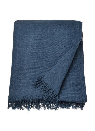 Buy Throw Dark Blue 130X170 Cm in Saudi Arabia