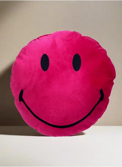 Buy Cushion - Smile Face Size : 35*35 cm (Purple) in Egypt