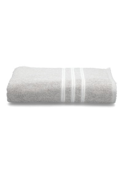 Buy Melange Quick Drying Premium Quality Face Towel Grey 50 x 100 cm in Saudi Arabia