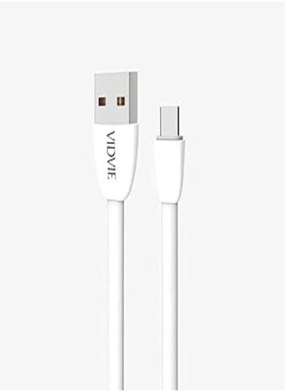 اشتري Vidvie CB411T Fast Charging Cable Type C - White في مصر