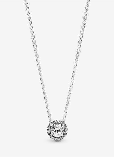 Buy Pandora Round Sparkle Halo Necklace in UAE