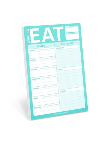 Buy Knock Knock What to Eat Pad (Mint Green) in UAE