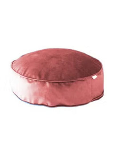 اشتري Round Velvet Bean Bag Velvet 60x20cm - Light Pink في السعودية