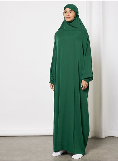 Buy Praying Dress In Plain Colour With Attached Veil in Saudi Arabia