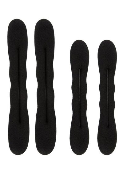 Buy 4Pcs Hair Coil Styling Balls Hairstyle Fluffy Clips Hair Buds Hairpins Headwear Magic Hair Bun Maker in UAE