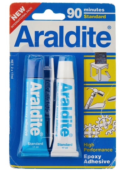 اشتري Araldite Epoxy Blue 17Ml 2 Tubes في الامارات