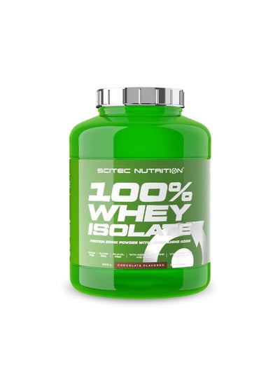 Buy 100% Whey Isolate Protein Drink Powder With Added Amino Acids, Chocolate Flavor, 80 Serving in UAE