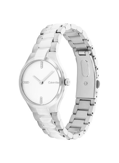 Buy Women's Analog Round Shape Stainless Steel Wrist Watch 25200332 - 30 Mm in UAE