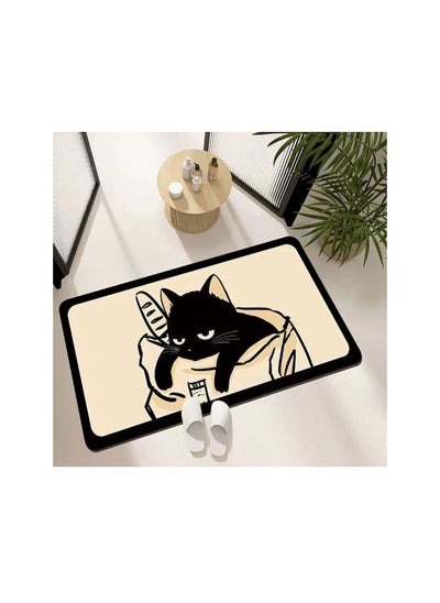 اشتري Cartoon Cat Bathroom Anti Slip Mat في السعودية