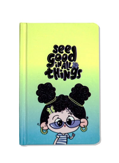 Buy Cute Girl A6 Printed Notebook Size 14.5*10.5 (Hey Great) in Egypt