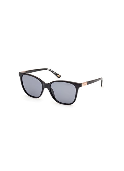 اشتري Women's Square Shape  Sunglasses SE636101D56 Lens Size: 56 Millimeter - Shiny Black في الامارات