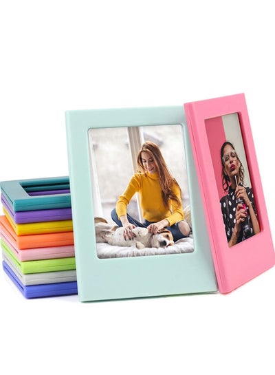 اشتري Magnetic Photo Picture Frame, 10 Pack DIY Mini Table Fridge Frame for Office Cabinet Locker, Children's Day Gift في الامارات