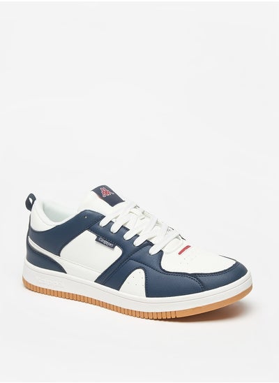 اشتري Men's Colourblock Sneakers with Lace-Up Closure في الامارات