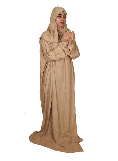 Buy Islamic Women Prayer Dress Spacious And Comfortable Excellent Material (Bisht) in Saudi Arabia