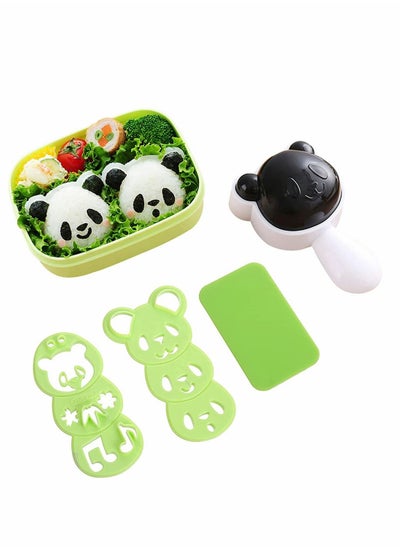 اشتري Rice Ball Moulds, Cute Panda Pattern Sushi Mould for Kids Rice Shaper Onigiri Mould Rice Ball Press Mould Bento Accessories DIY Kitchen Tools for Home Party Cartoon Cute Bento Lunch Make في السعودية