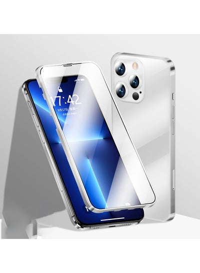 Buy 360 case for iPhone 12 Pro (protective case + transparent screen) White in Egypt