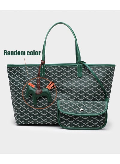 اشتري Printed Shopper Tote Green Pendants Random في السعودية