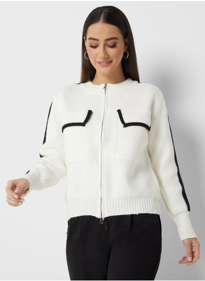 Buy Two Tone Cardigan in UAE