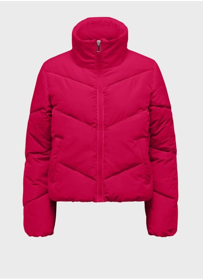 اشتري High Neck Puffer Jacket في الامارات