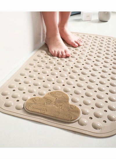 Buy Non-slip shower Bath Tub mat 70*40CM in Saudi Arabia