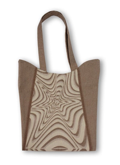 Buy casual printed linen tote bag w230012c in Egypt