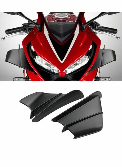 اشتري Motorcycle Winglet Fairing for BMW S1000RR, Wing Aerodynamic Dynamic Spoiler Wings Yamaha YZF R1 R6 R25 في السعودية