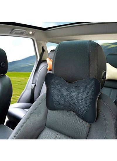 Buy 2 Pieces Head and Neck Rest Made of High Quality Leather–AM-06 in Egypt