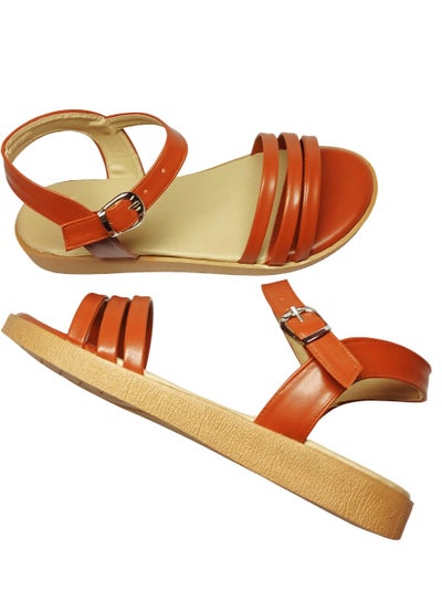 Buy Camel Sandal With Buckles - for ladies in Egypt