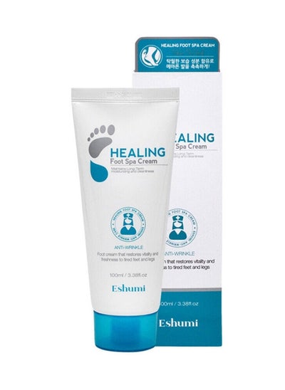 Buy Korean product Healing Foot Spa Cream - is an effective cream specially formulated to restore freshness and vitality to tired feet and legs 100ml in UAE