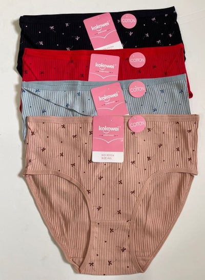 سعر Underwear, panties, for women, pack of 4 فى السعودية, نون السعودية