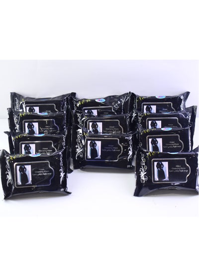 اشتري Loverob 11 Pack 25-Piece Wet Wipes For Cleaning Abayas في السعودية