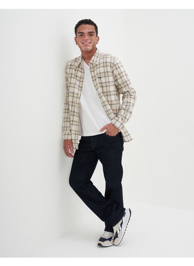 اشتري AE Plaid Poplin Button-Up Shirt في مصر