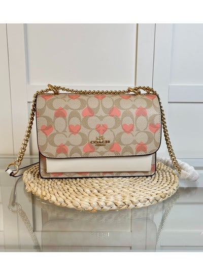 اشتري Coach Women's Square Chain Crossbody Shoulder Bag 20*17*7cm في السعودية